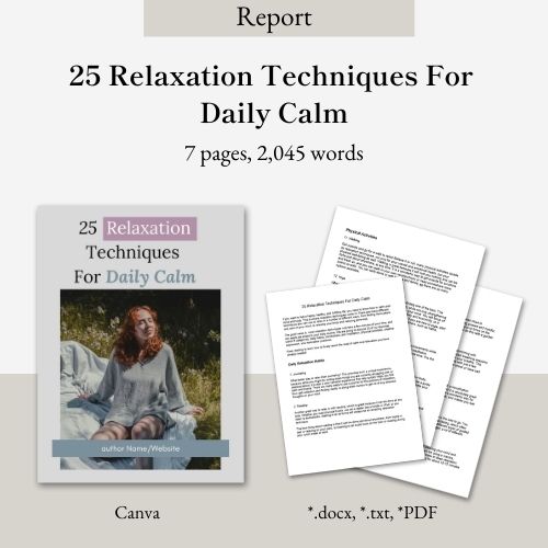 Relaxation Techniques | Report Bundle - Image 2