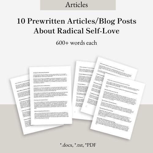 Radical Self-Love | Content and Templates Bundle - Image 4