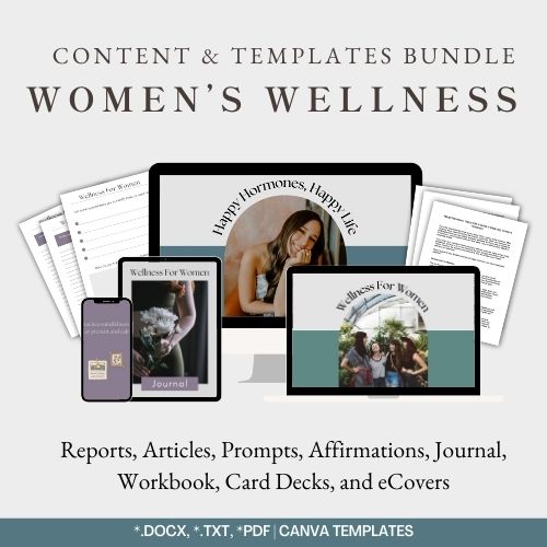 Women's Wellness | Content and Templates Bundle