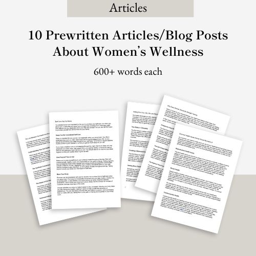 Women's Wellness | Content and Templates Bundle - Image 4