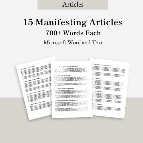 Manifestation Bundle | Content and Templates Bundle - Image 3